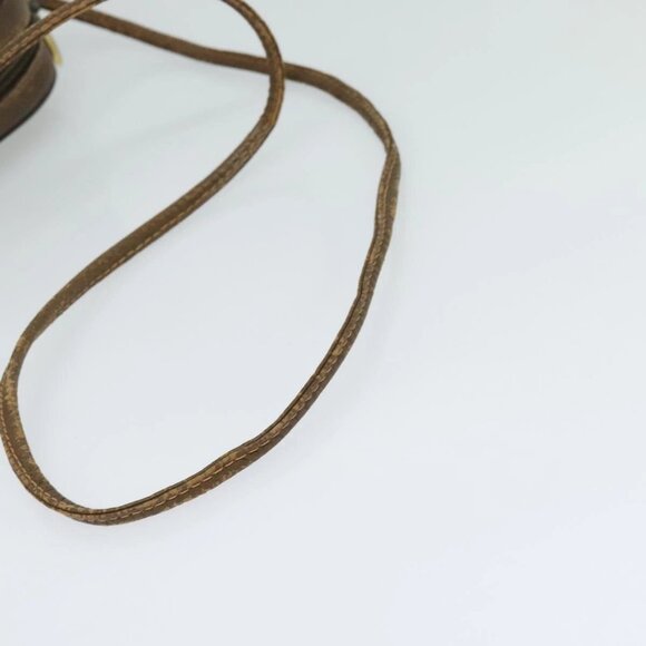 GUCCI GG Supreme Web Sherry Line Bag PVC Beige Gold 156 02 066 Auth ki5606 - Picture 8 of 16